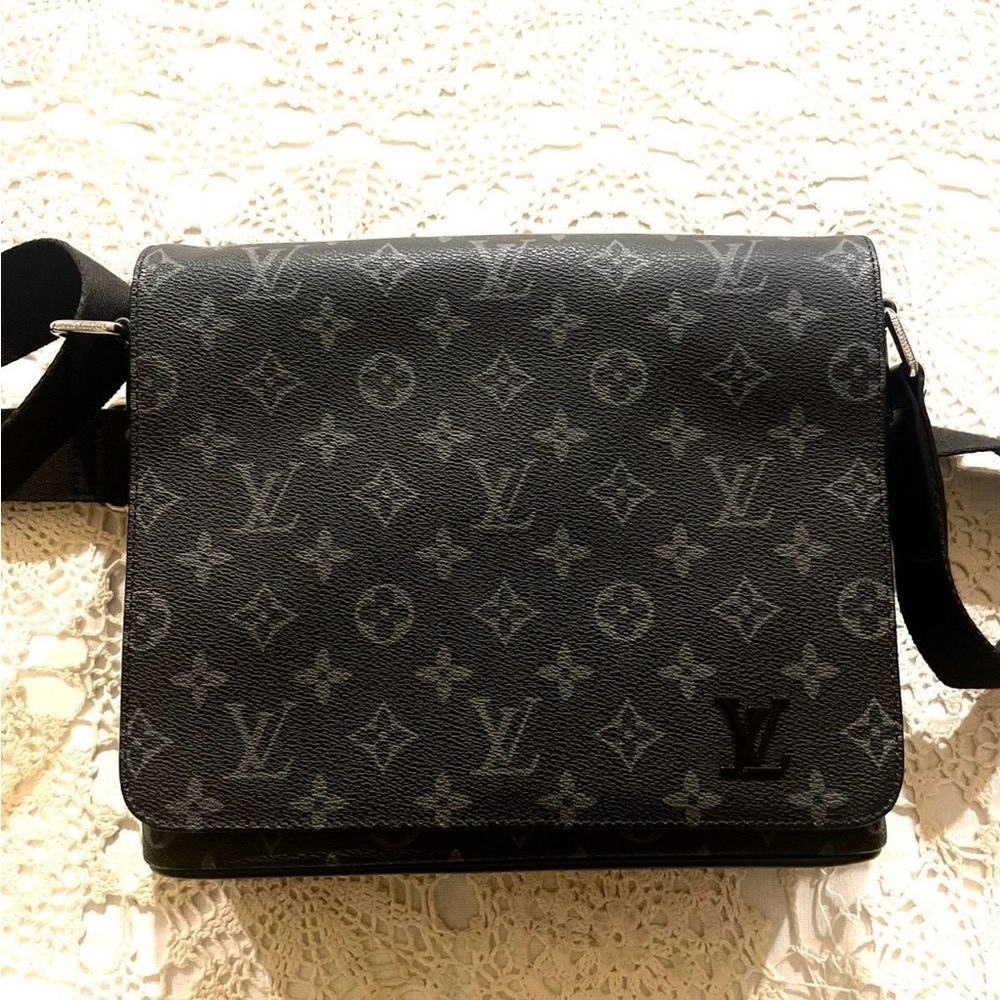 Louis Vuitton Black Monogram Men's Bag